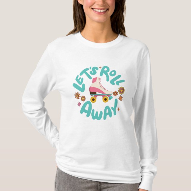 Camiseta Vamos a eliminar los patines de patinaje (Anverso)