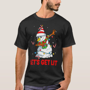 Camiseta Vamos a Encender el Muñeco de Nieve con Dabbing Pi
