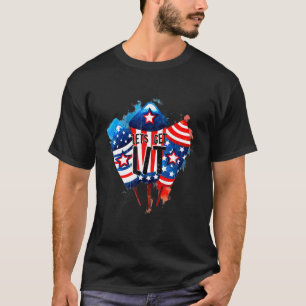 Camiseta Vamos A Encender Fuegos Artificiales Bandera Estad