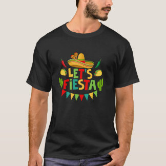 Camiseta Vamos a Fiesta Cinco De Mayo Fiesta Mexicana 5 De 