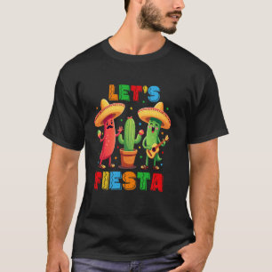 Camiseta Vamos a Fiesta Cinco de Mayo Mexicana Taco Cinco d