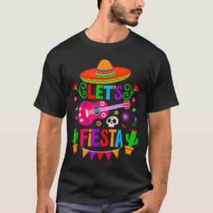Camiseta Vamos a Fiesta Fiesta Mexicana 5 Cinco De Mayo Muj