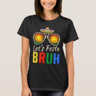 Camiseta Vamos a Fiestar Hermano Cinco De Mayo Cactus Mexic