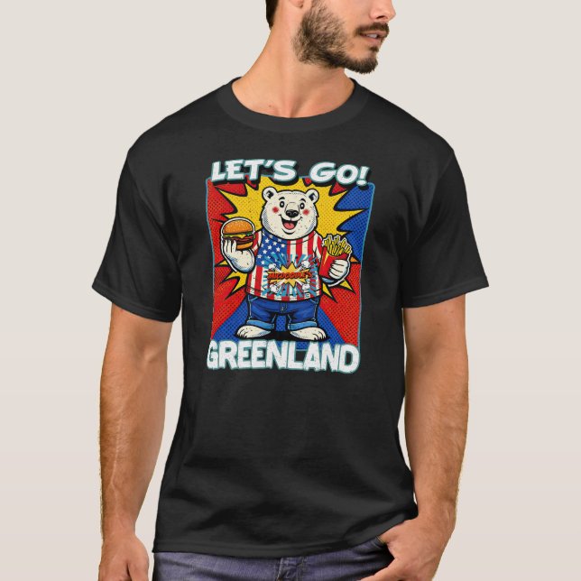 Camiseta Vamos a Groenlandia (Anverso)