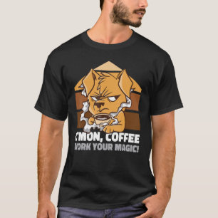 Camiseta Vamos a hacer café tu perro mágico Grim