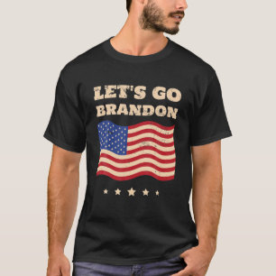 Camiseta Vamos a hacer gracioso a Brandon Bandera estadouni