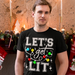 Camiseta Vamos a hacer gracioso a los Navidades livianos Fi