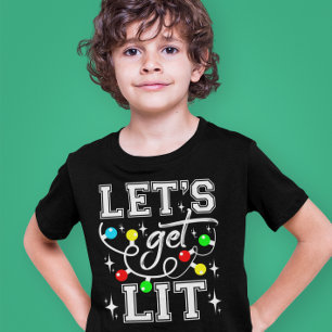 Camiseta Vamos a hacer gracioso a los Navidades livianos Fi