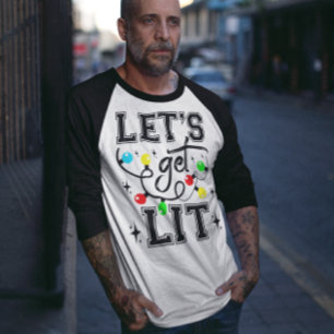 Camiseta Vamos a hacer gracioso a los Navidades livianos Fi