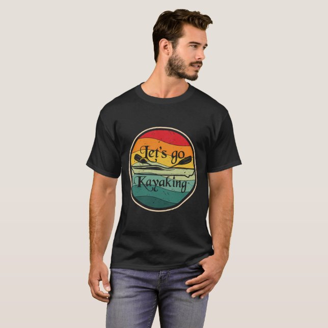 Camiseta Vamos a hacer kayak vintage (Anverso completo)