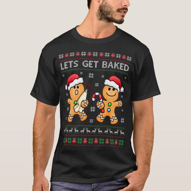 Camiseta Vamos a hacer Navidades de galletas de pan de jeng (Anverso)