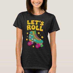 Camiseta Vamos a hacer patinaje retro