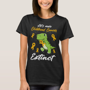Camiseta Vamos a hacer que el cáncer infantil extinga a Rex