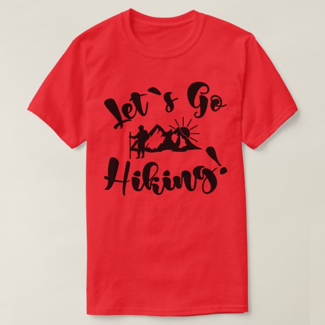Camiseta Vamos a hacer senderismo (Diseño del anverso)