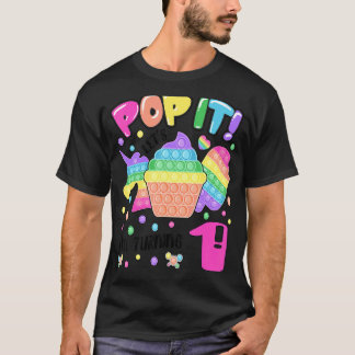 Camiseta Vamos a hacerlo, estoy por cumplir 1 colorido prim