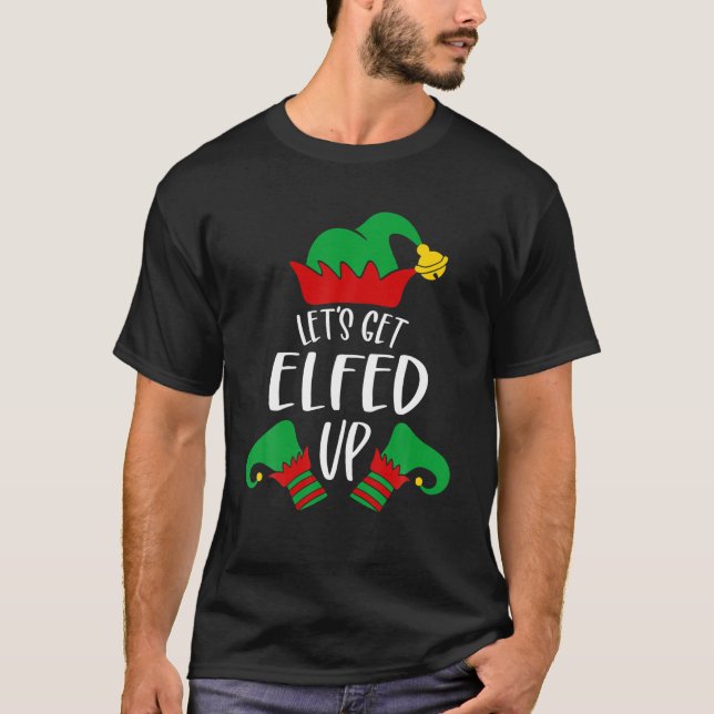 Camiseta Vamos a hartarnos de los Navidades Pajama Xmas dis (Anverso)