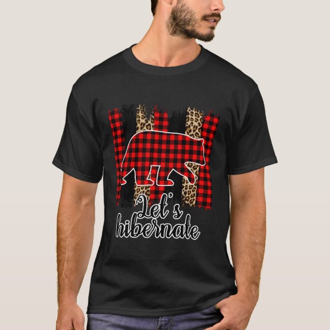 Camiseta Vamos A Hibernar El Espectáculo De Patrón De Búfal (Anverso)