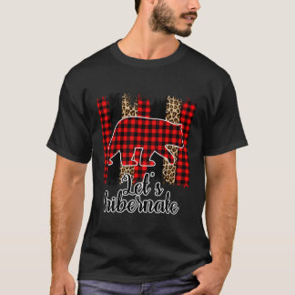 Camiseta Vamos A Hibernar El Espectáculo De Patrón De Búfal