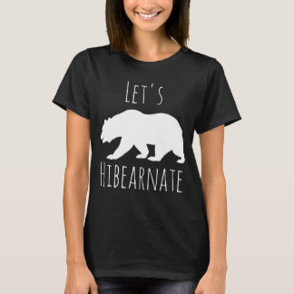 Camiseta Vamos a hipotecar la silueta de oso blanco