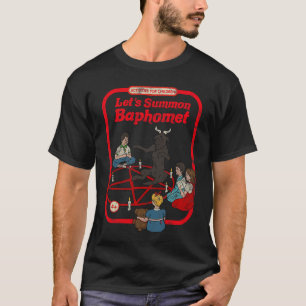 Camiseta Vamos a invocar a Baphomet Vintage Childgame Horro