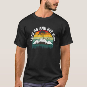 Camiseta Vamos a ir a alto Paracaidista Retro del Cielo S