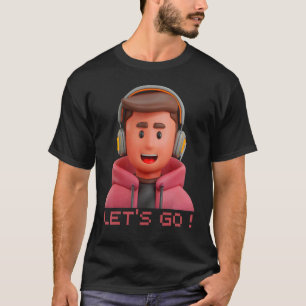 Camiseta Vamos a juegos de video de juegos de azar 1