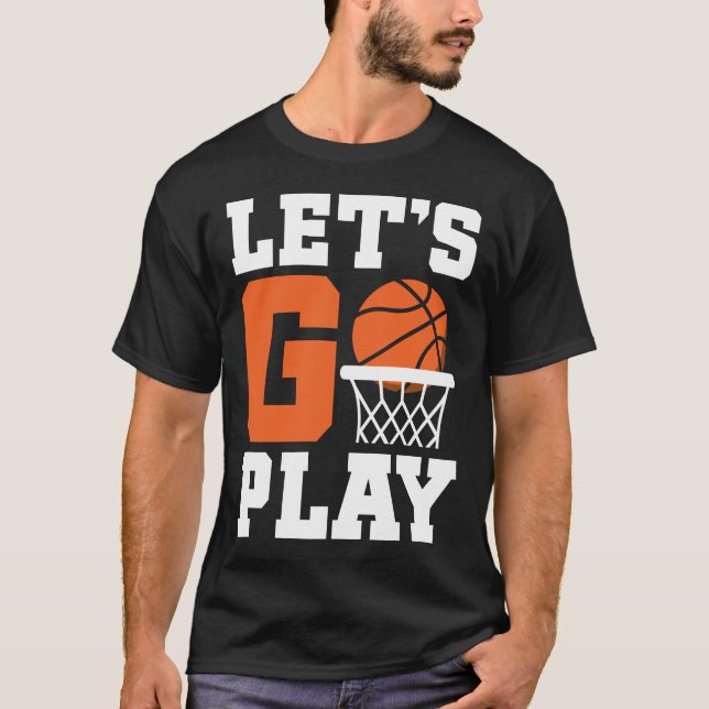 Camiseta vamos a jugar al baloncesto (Anverso)