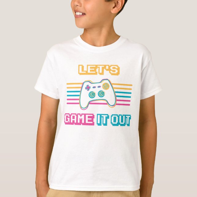 Camiseta Vamos a jugarlo - Estilo retro (Anverso)