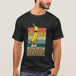 Camiseta Vamos a la banana Rocker Amarillo Meme gracioso B