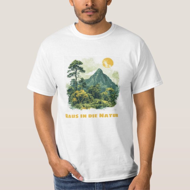 Camiseta ¡Vamos a la naturaleza! (Anverso)