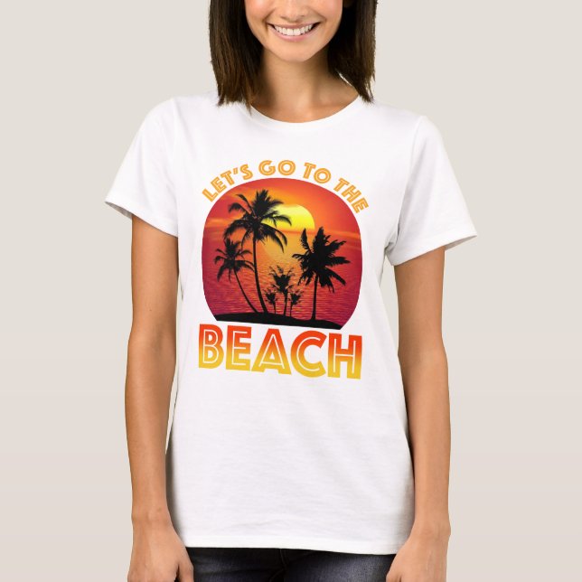 Camiseta Vamos a la playa (Anverso)