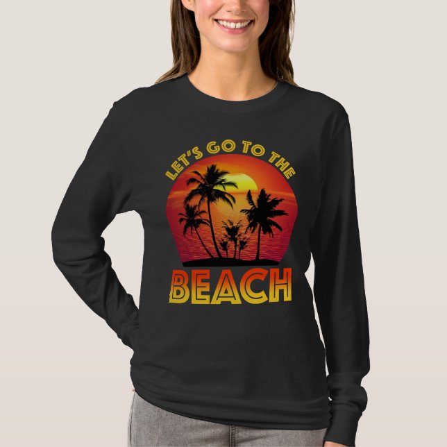 Camiseta Vamos a la playa (Anverso)