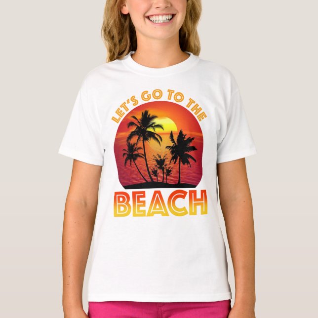 Camiseta Vamos a la playa (Anverso)