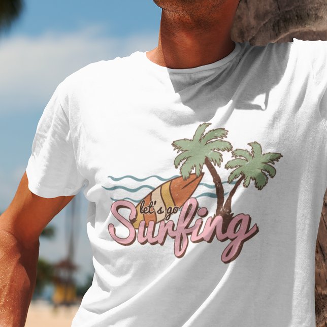 Camiseta Vamos a la tabla de surf de verano (Subido por el creador)