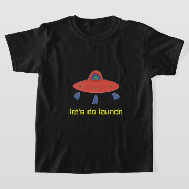 Camiseta Vamos a lanzar ovni (Distribución)