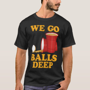 Camiseta Vamos a las bolas Fiesta de cerveza Beer Pong 1