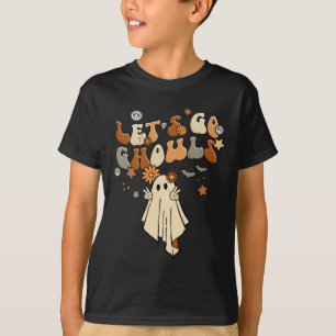 Camiseta Vamos a los fantasmas Halloween cómodo Otoño cómod
