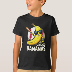 Camiseta Vamos a los plátanos divertida amante de los pláta