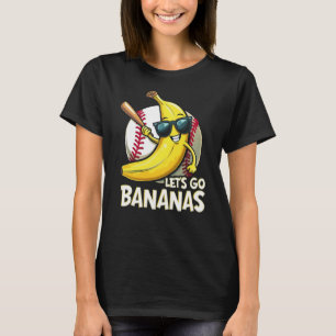 Camiseta Vamos a los plátanos divertida amante de los pláta