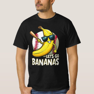 Camiseta Vamos a los plátanos divertida amante de los pláta