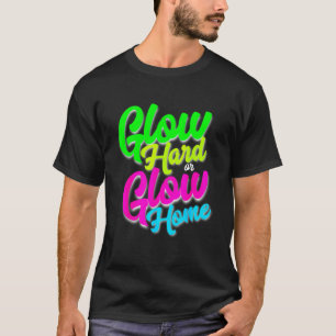 Camiseta Vamos a lucir loco Fiesta de brillo 80 pieza de ve