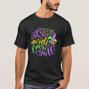 Camiseta Vamos a Mardi Gras 2022 Y'all Galveston Divertidas