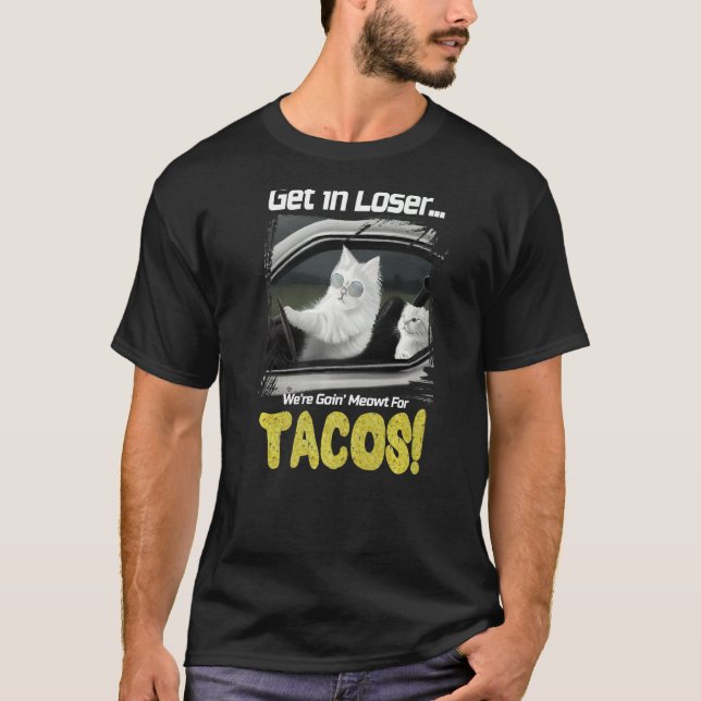 Camiseta Vamos a perder el meme del gato de Tacos (Anverso)