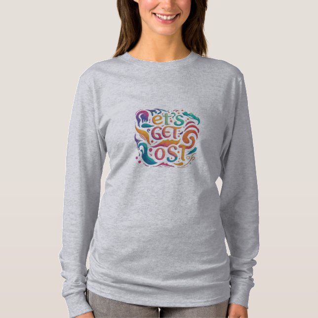 Camiseta Vamos a perderse (Anverso)
