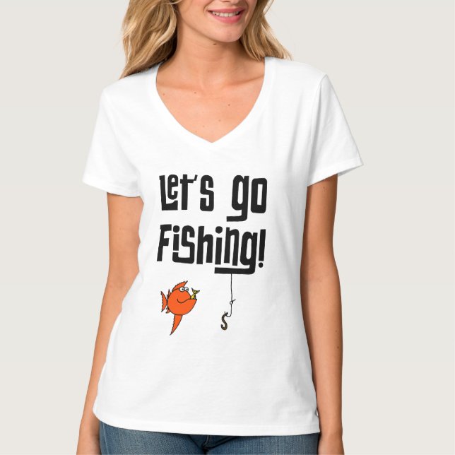 Camiseta ¡Vamos A Pescar! (Anverso)