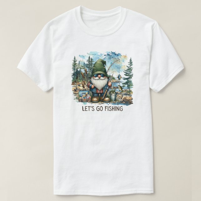 Camiseta Vamos a Pescar (Diseño del anverso)
