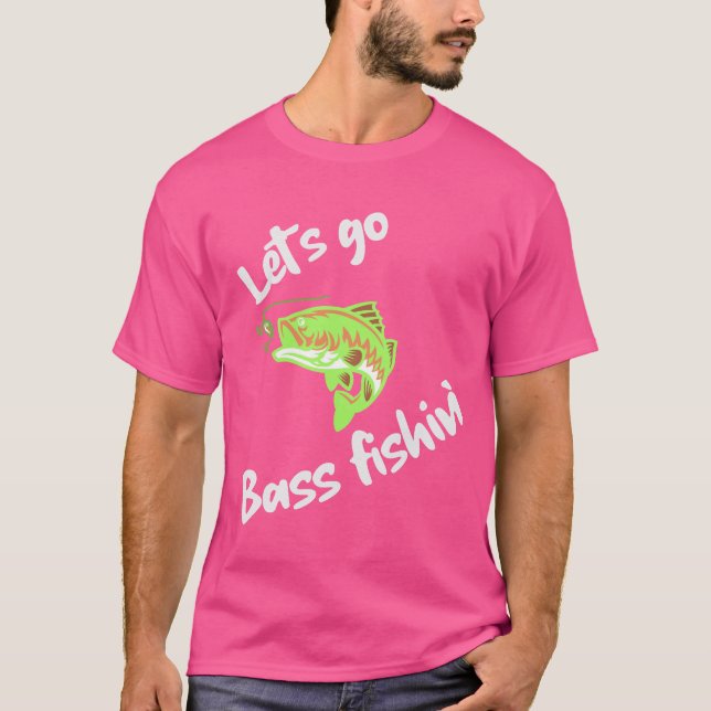 Camiseta Vamos a pescar Bass (Anverso)