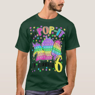 Camiseta Vamos a pop it me estoy volviendo 6 colorido sexto