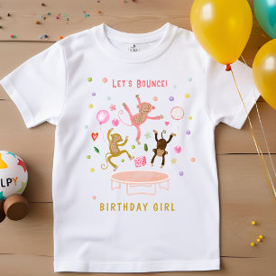 Camiseta Vamos a rebotar saltando el cumpleaños de los niño