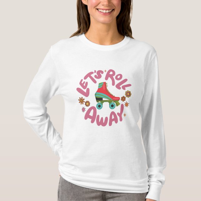 Camiseta Vamos a rodar Patines (Anverso)